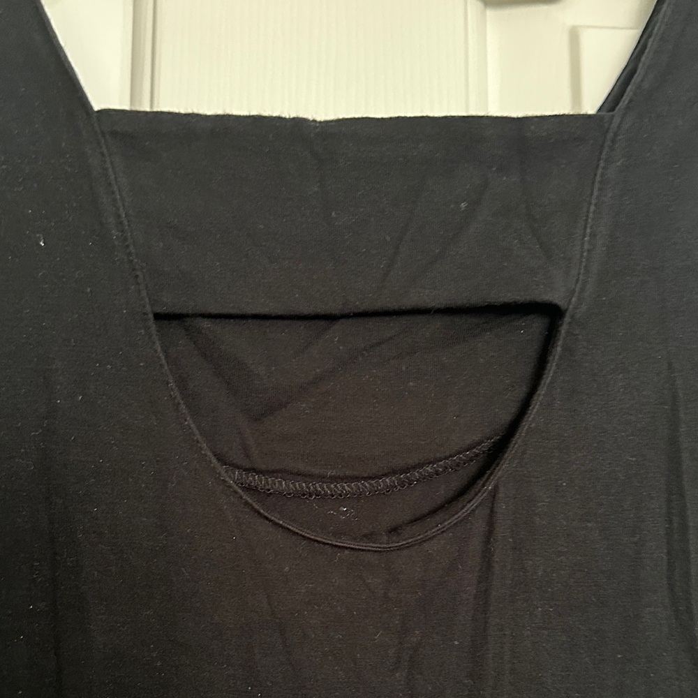 Adrienne Vittadini Classic Black Midi Dress - Picture 3 of 5